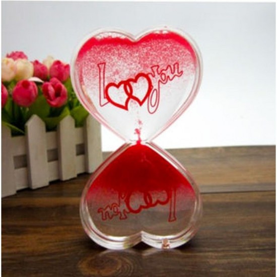 Heart Design Jelly Hourglass