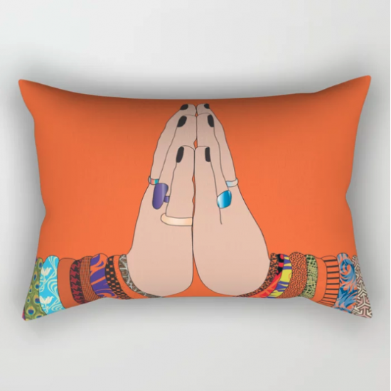 Namaste Rectangular Pillow