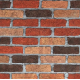 Red Brick Stone Pattern Self Adhesive 3d Wall Shelf Door Covering Paper 3 Meters 60 Cm